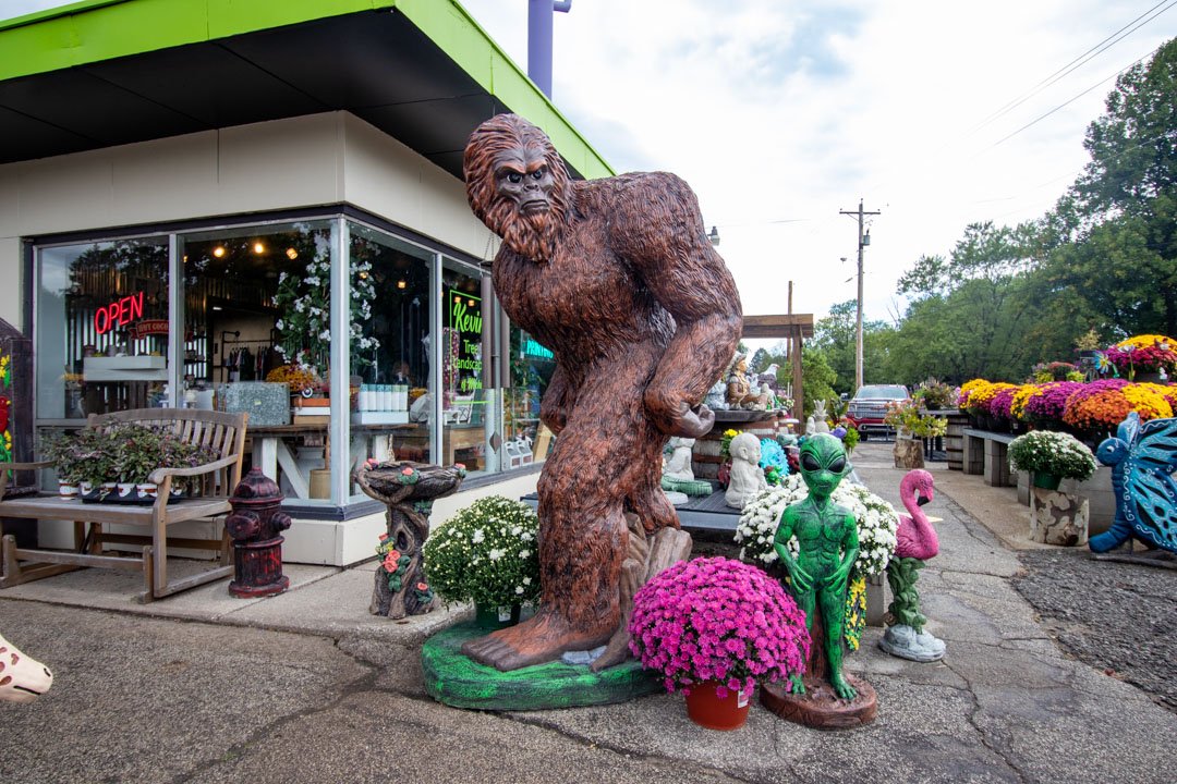 Big Foot Concrete Statue