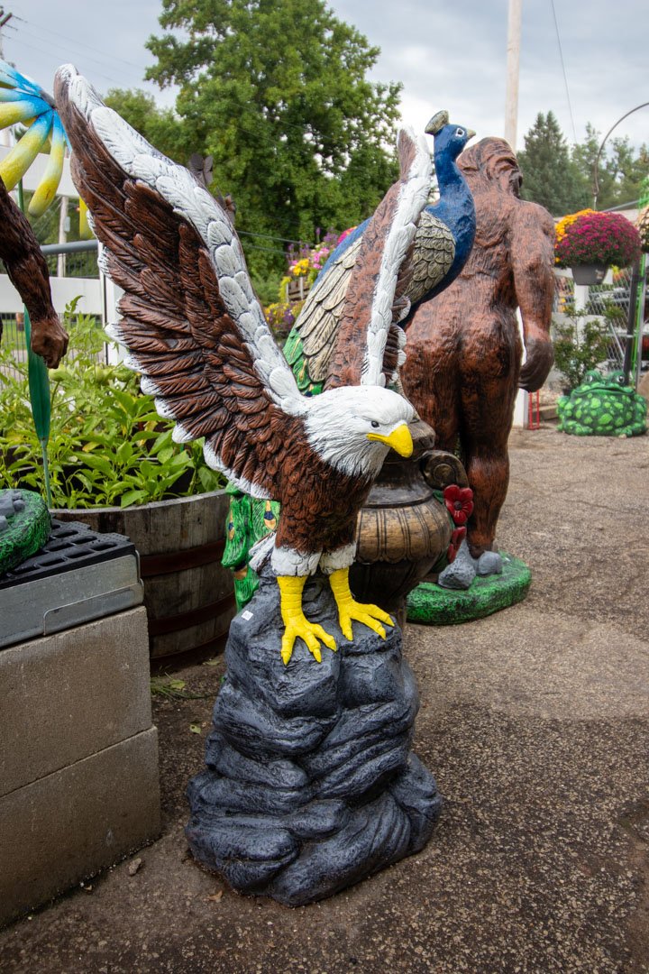 Big Foot Concrete Statue